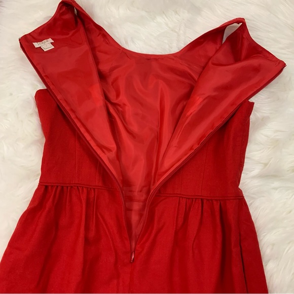 J. Crew Red Wool Blend Dress - Picture 16 of 16